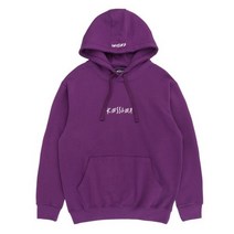 [케슬러] KESSLER - HOODED CROSS SWEATSHIRT (PURPLE) 기모 후드 스웨트셔츠