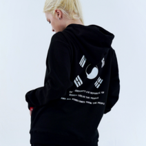 태극기 국뽕 프린팅 후드 티셔츠 4color