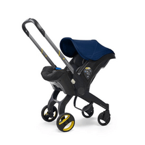 아기 유모차 3 in 1 pram with car seat 신생아 아기 잠자는 바구니 아기 안락 유치원 알루미늄 합금 유모차 0-36m, 협력사, 진한 파란색