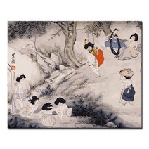 DIY캔버스페인팅 명화그리기 -인물 40x50, F36_신윤복의 단오풍정