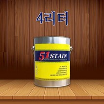 나무 목재 데크 방부목 원목가구 우드케어 오일스테인 51스테인 4리터, WC 716 체리, (선택)13.WC-716(체리)_