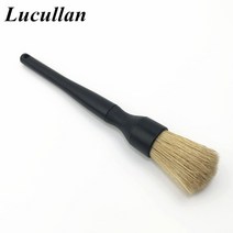 크롬휠복원 크롬붓페인트 Lucullan-자동차 대시 보드 휠 그릴 엠블럼 청소용 슈퍼 고밀도 내추럴 Boar 프리, 02 1PC 24 CM L, 02 1PC 24 CM L
