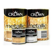 [크라운] 메탈릭 패션월 반짝이 페인트 1.25L, 1.25ℓ  Refresh
