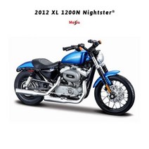 오토바이 다이캐스트 Maisto 1:18 할리 데이비슨 2017 킹 특별 합금 다이 캐스트 모델 실행할 장난감 선물 컬렉션, 2012 XL 1200N