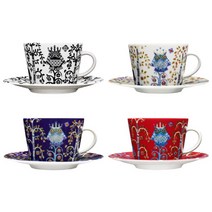 [이딸라] 타이카 커피잔1인조, 단품무늬:블랙