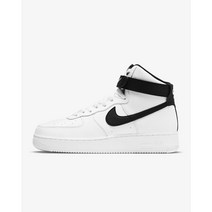 나이키 에어포스1 흰검 화이트 블랙 올화이트 하이 커스텀 바이유