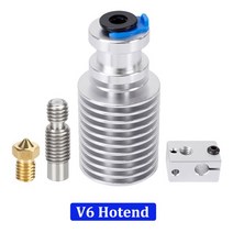 3D프린터부품 노즐 키트 Prusa Voron V6 용 핫엔드 및 바이메탈 원격 직접 공급 3D 티타늄 범위 E3D, 1.V6 hotend