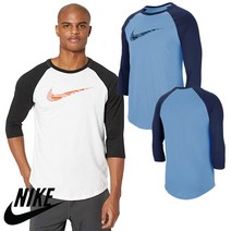 [미국] 나이키 칠부티셔츠 스우시 라글란 드라이핏 Nike Swoosh Raglan Dry Tee 긴팔 티셔츠