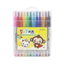 컬러링키트 색연필12색+사인펜12색, 상세설명 참조, 없음
