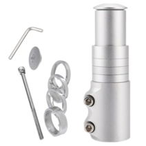 아바노 자전거 헤드업 핸들높이조절 스템 익스텐더, 실버, 실버, 1개