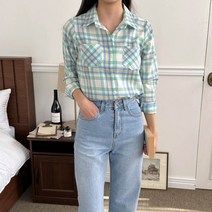 기본 체크 셔츠_E