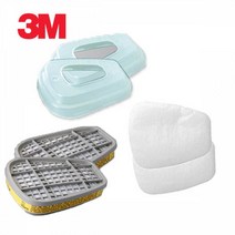 3M 6200 7502 필터 3종세트 6006K+5N11+501 방독마스