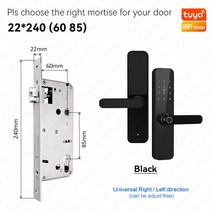 스마트자물쇠 와이파이지그비블루투스 앱 전자 지문 디지털 도어 잠금 암호 카드 홈 보안, [20] 22 240 6085
