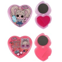 여아 거울빗세트 핑크색 보라색 2p세트 판촉물 헤어샵기념품 포켓미러 미용실선물, 2개