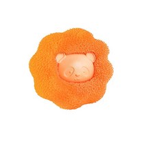 펫드라이룸 강아지털말리기 1PC 재사용 가능한 헤어 리무버 세탁기 캐처 공 건조기 의류 개 고양이 애완 동, 03 주황색