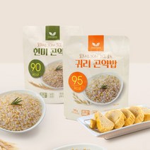 봄날) 90kcal 곤약밥 2종(귀리 현미) 150g + (치즈바 3개 추가 증정), 귀리 곤약밥 x 9봉