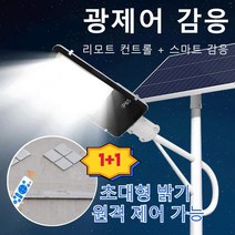 1+1멀티태양광가로등 태양열가로등 정원등태양광 led 태양광정원등 태양광잔디등 다결정 실리콘 태양광 전지판, 가로등*2