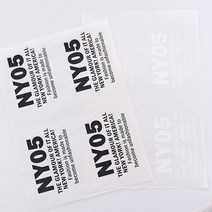 쏘잉스 / 종이전사지) NY05 2color Z0588 CC0, 블랙