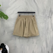 [행복여] 밑단 카브라 바스락 허리 밴딩 반바지