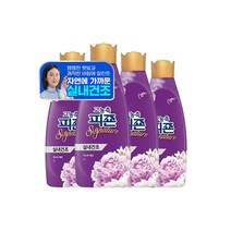 고농축 피죤 실내건조 시그니처 섬유유연제 1L X 4개 미스틱레인 230624, 아이스플라워 1L X 4개