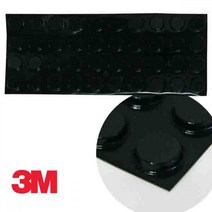 3M 충격완화 패드 실린더형 쿠션 40P 긁힘방지 유리밀림방지