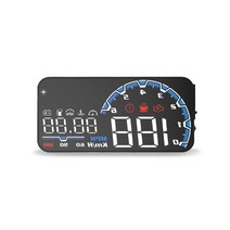 H300 HUD OBD 헤드 업 디스플레이 과속 알람 스마트 디지털 자동차 속도계 시스템 수동 스위치 자동 전자 액세서리