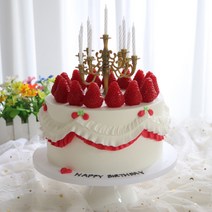 케이크 모형 플라스틱 브라이덜샤워 소품 생일초 포토존만들기 데코 케익초, 6인치 + B