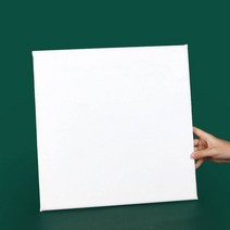 캔버스 중성 회화재료 연습용 아마씨오일 액자 유화 화판 물감 공구 재료 세트 화이트천 프레임그림 천띠 상자 질감 아크릴화, T13-40x40CM4개구매