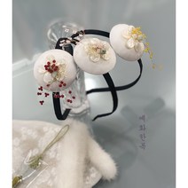 배씨댕기 한복머리띠 헤어밴드 댕기