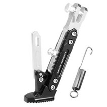 야마하 밴시 오토바이 킥 스탠드 발 받침대 주차 다리 측면 지지 조절 가능 범용 350 Bws 100 125, 02 은