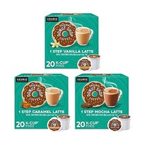 The Original Donut Shop Mocha Latte 1인용 큐리그 K컵 포드 향미 커피 20개, 원스텝 라떼 버라이어티 팩_60개(1팩)