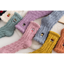 겨울 캐릭터 수면양말 따뜻한 뽀글이