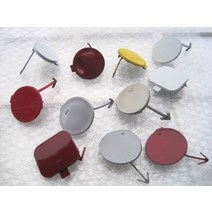 견인고리 자동차 차량 스트랩 후크 튜닝용품 장치 기아 스포티지 용 트레일러 프론트 견인 캡 범퍼, 5.Primer no paint