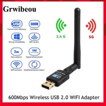 카파이 와이파이 동글 휴대용 무선 USB 600mbps wifi 블루투스 어댑터 usb 어댑터 2.4g 블루투스 v4.0 네트워크 카드 rtl8723bu 데스크탑 노트북 pc