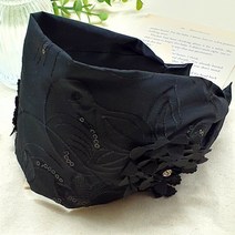 [오롯샵] 수국 넓은 두건스타일 헤어밴드 머리띠 4 Type