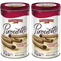 페퍼리지팜 피루엣 초코 퍼지 웨이퍼 쿠키 382g 2팩