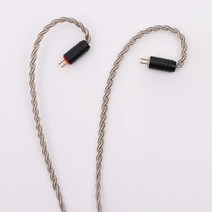 가수인이어 커스텀인이어 4코어 무산소 구리 실버 도금 헤드폰 업그레이드 iem 케이블 HIFI 이어폰 와이어, 06 4.4mm 0.78mm 2PIN