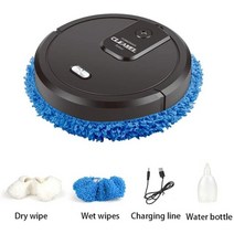 3 in 1 Smart Sweeping Robot Vacuum Cleaner Rechargeable Mopping Vacuum Cleaners Humidifier Spray Hou, 2-없음
