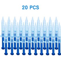 불소도포 치아미백기계 누런이빨 누런이 셀프 화이트닝 간단한 홈케어 미백제 착색제거제, 미백 젤 20개