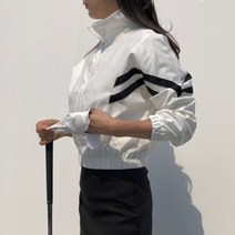 [기타] 로로얼로이 두줄라인 여성골프복 바람막이 점퍼 봄 가을 여성골프패션 상의