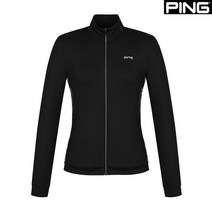 핑 핑(PING) 골프웨어 봄 블랙 여성 사이드 배색 집업 점퍼 121B1JP251_BK