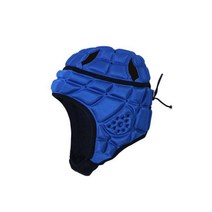 유아 헬멧 헤드 가드 프로 축구 골키퍼 아동 케이트 모자 패딩, 파란색, 중