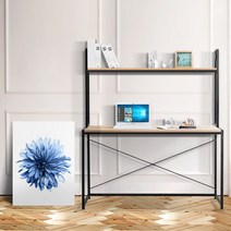 제이스토어 / 선반 학생공부방 TOP 책상 전면 조립식테이블 diy 126, 블랙, 본상품선택