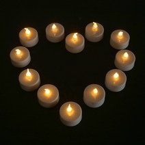 밀랍초 천연 기도 초6/24Pc LED 차 빛 Flameless 촛불 원격 제어 긴 지속 배터리 운영 Tealights 양초 40%, 02 12Pcs Timer Function