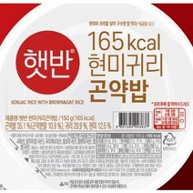 CJ제일제당 햇반 현미귀리곤약밥, 150g, 12개