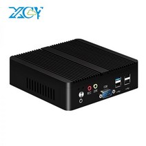 미니 PC 인텔 펜티엄 J2900 쿼드 코어 2x COM RS232 듀얼 기가비트 이더넷 LAN 임베디드 팬리스 산업용 컴퓨터, Intel Celeron N2940, 05 4G RAM 128G SSD WiFi