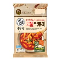 CJ더마켓 황금 레시피 밀키트 즉석 식품 홈파티 편의점 휴게소 즐거운동행미정당 국물떡볶이 튀김 매운 오뎅 국물 가래떡 로제 밀떡 치즈 401.2G, 4개