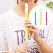 대나무 피리 3pcs 악기 슬라이드 휘파람 크리 에이 티브 슬라이드 휘파람 장난감, 다양한 색상