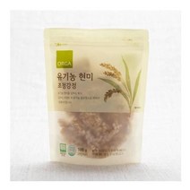ORGA 간식 유기농 현미조청강정 (100g) 탕비실 회사 어린이 성인 캠핑 차박 홈파티 영화 선물, 6개
