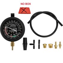 압력계 압력 게이지 기화기 탄수화물 밸브 연료 펌프 진공 테스터 테스트 키트 차량용차량용트럭 용 엔진, [01] no box